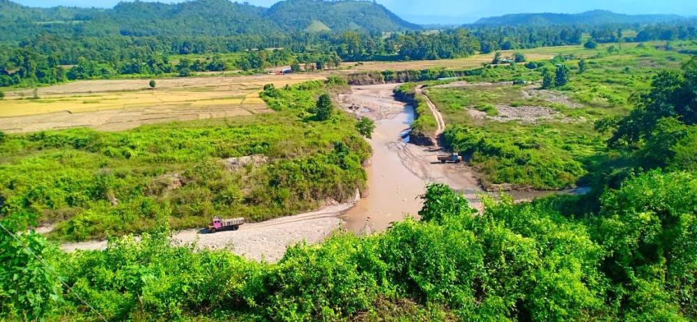 A view of Chathe River. Nagaland Chief Minister Neiphiu Rio on August 15 informs that the State is envisaging development of a ‘new modern planned city’ at Chathe Valley, Chümoukedima district over an area of around 39 sq Km. (Morung File Photo)